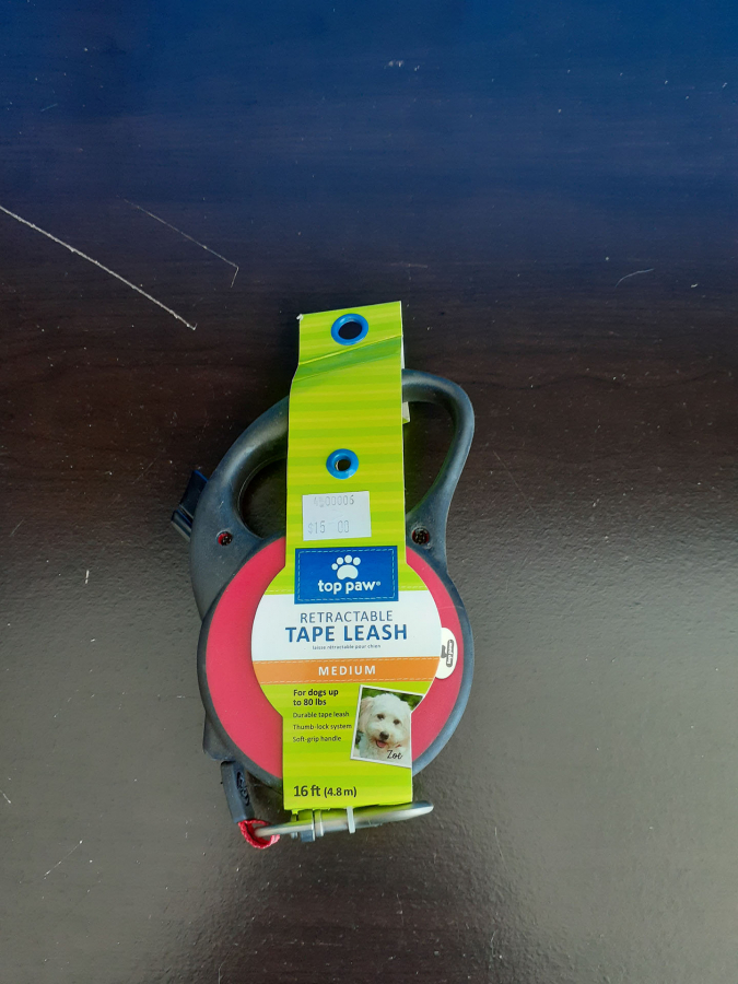 Top Paw Retractable Tape Leash Med
