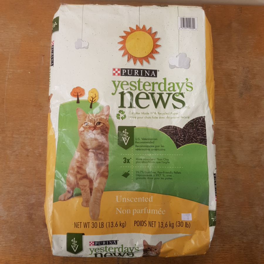 Yesterday's News 30lb Cat Litter Petstuff On The Go